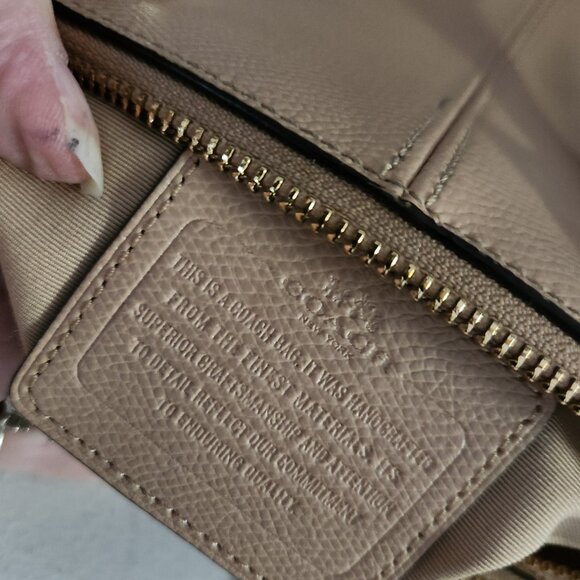 Euc Coach Christie Carryall Beige 2 Way Shoulder Bag Purse - Picture 11 of 11